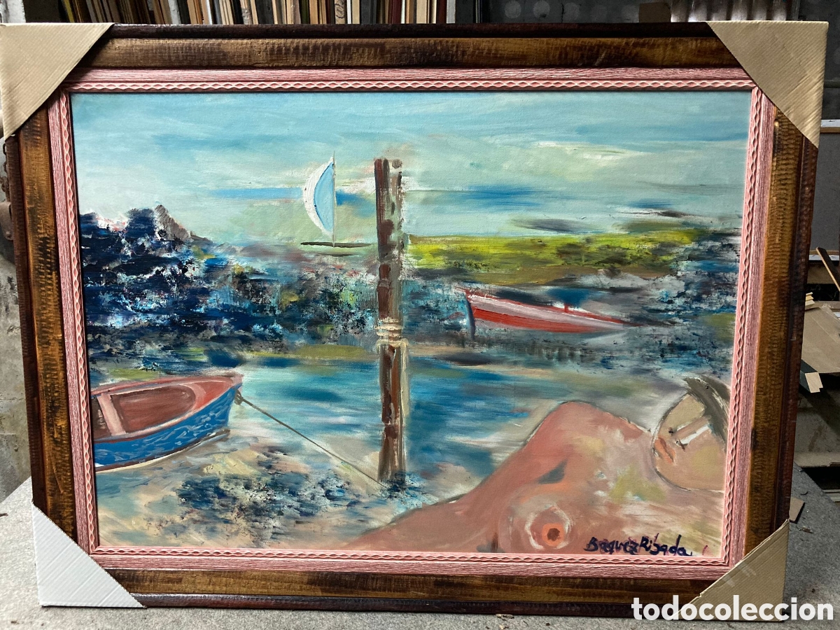 Arte: &Oacute;leo sobre lienzo V&aacute;zquez Ribada - Foto 1