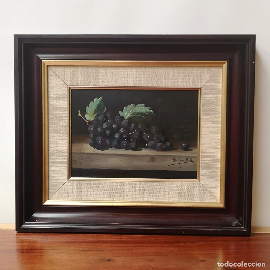 Arte: Bodeg&oacute;n Uvas Firmado Montes - Foto 1