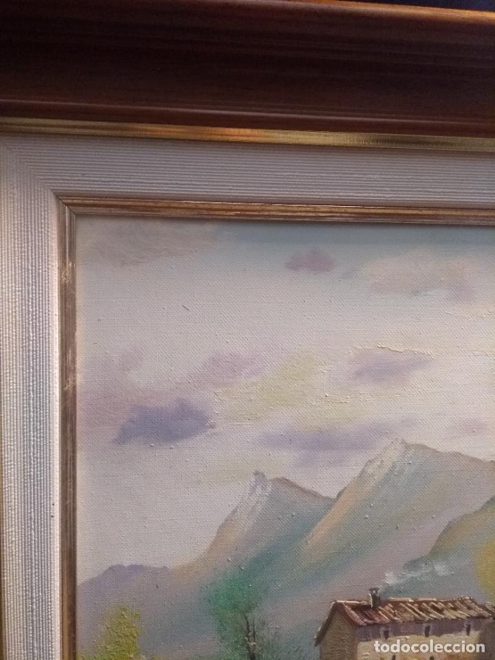 Arte: Cuadro al Oleo. Firmado Andreu. - Foto 6