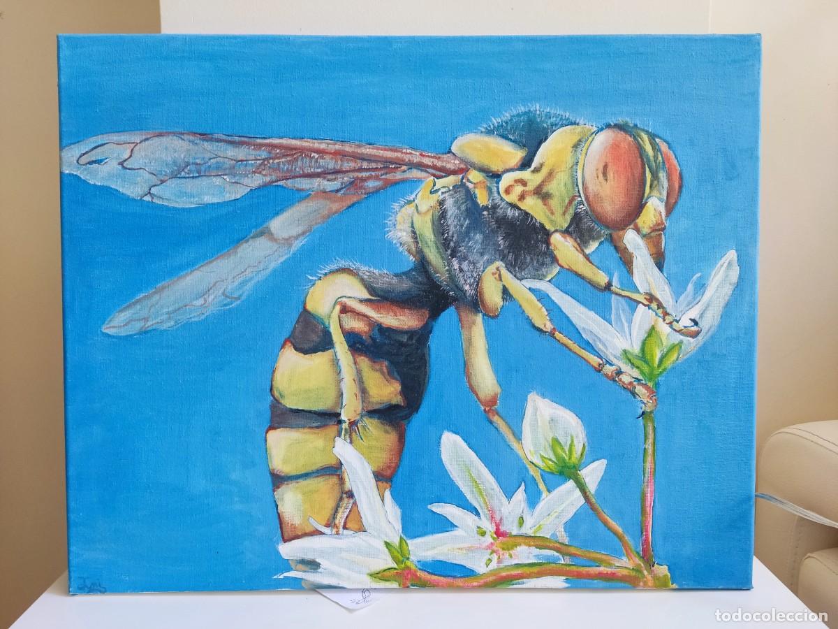 Arte: Cuadro, pintura al oleo de INI: avispa - Foto 1