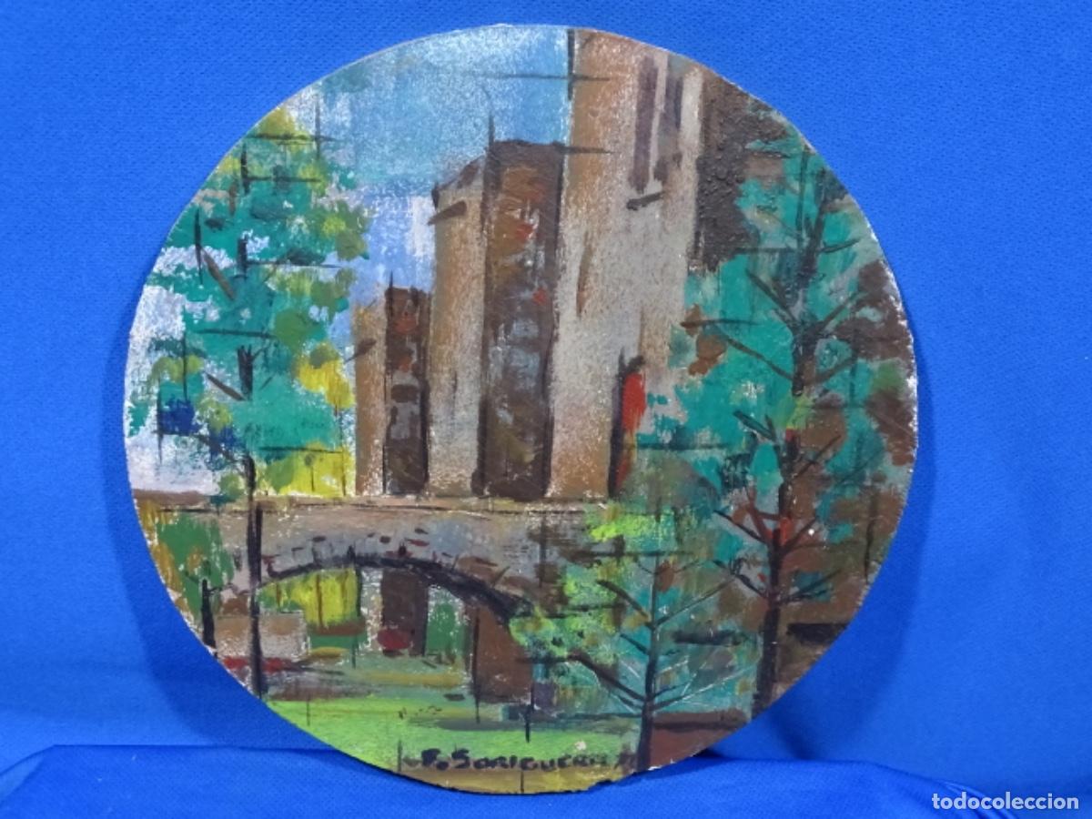 Kunst: &Oacute;LEO SOBRE TABLA DE FLOREAL SORIGUERA. PRIMAVERA A&Ntilde;O 1979.