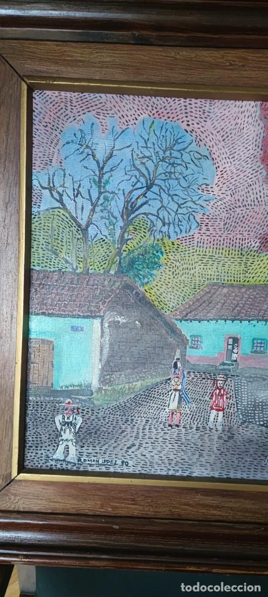 Arte: Cuadro naif Ram&oacute;n L&oacute;pez 80 - Foto 4