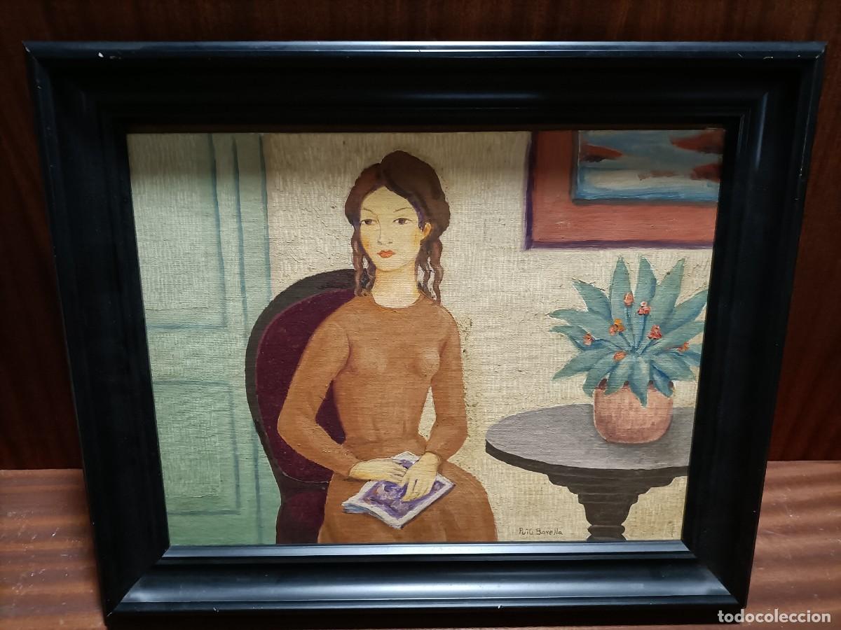 Arte: Puig Barella. &Oacute;leo sobre tablilla - Foto 2