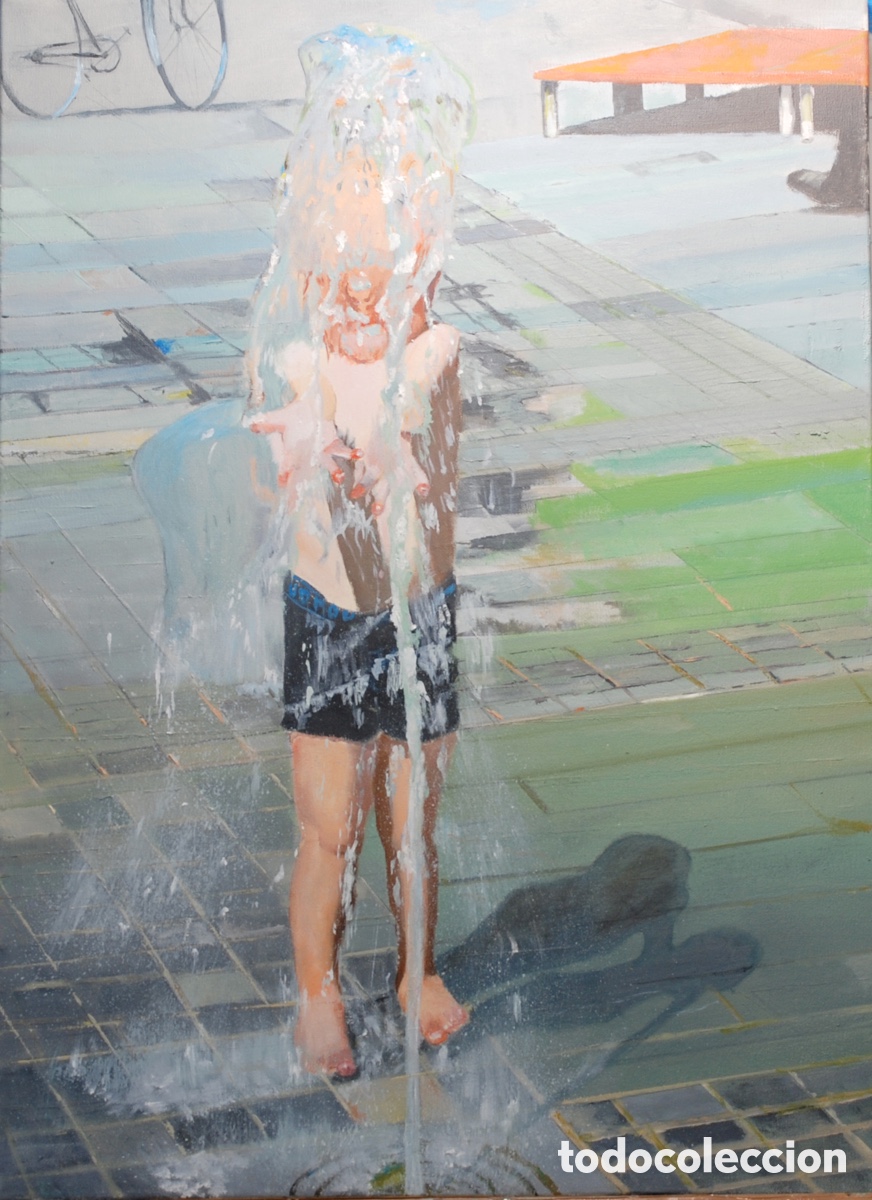 Arte: Ni&ntilde;o con agua - Foto 1