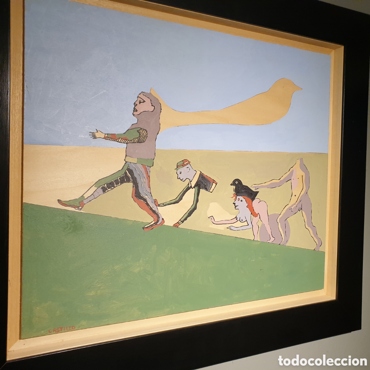 Arte: Oleo sobre tabla JORGE CASTILLO 55x46 - Foto 4
