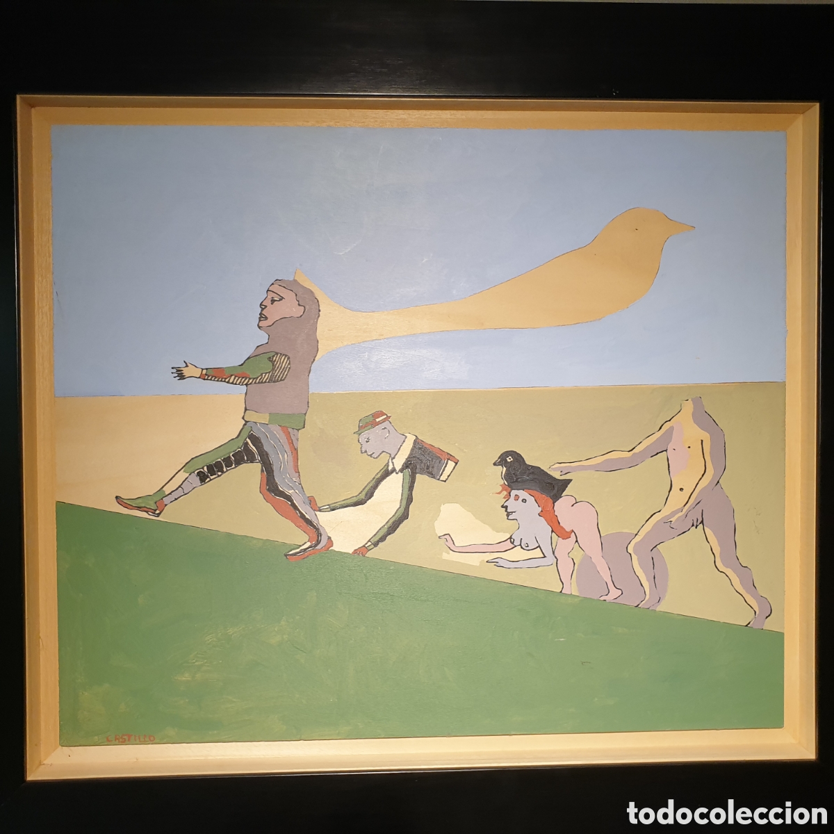 Arte: Oleo sobre tabla JORGE CASTILLO 55x46 - Foto 1