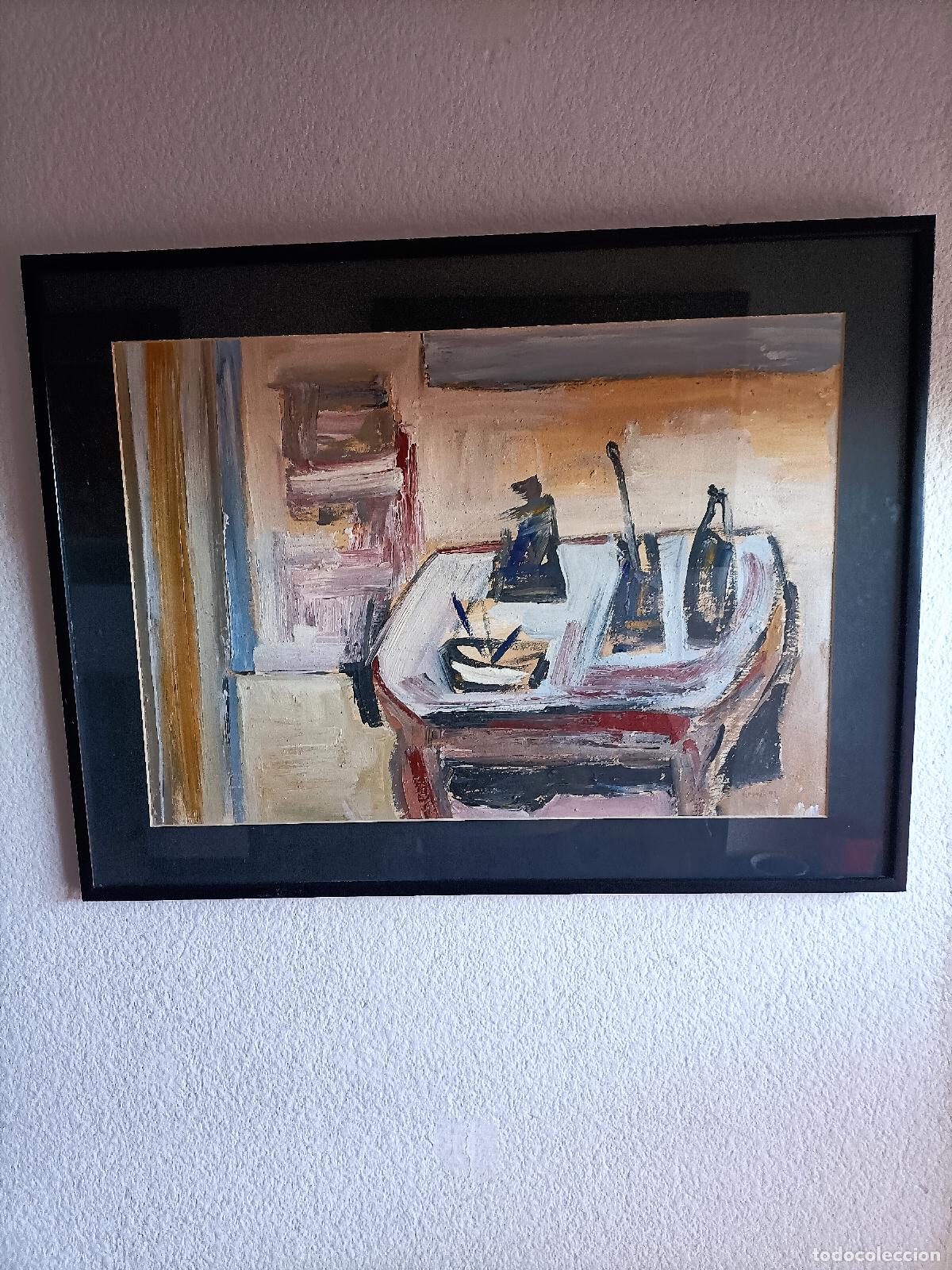 Arte: ESCUELA ESPA&Ntilde;OLA - SIGLO XX - BODEGON - FIRMA ILEGIBLR