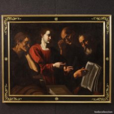 Arte: GRAN PINTURA ITALIANA DEL SIGLO XVII, JESÚS ENTRE LOS DOCTORES. Lote 388748024