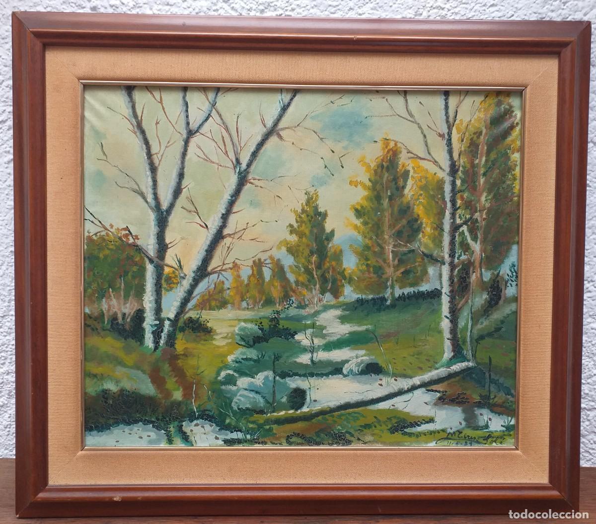 Arte: OLEO SOBRE LIENZO M.T. SOL&Eacute; 89 - Foto 1