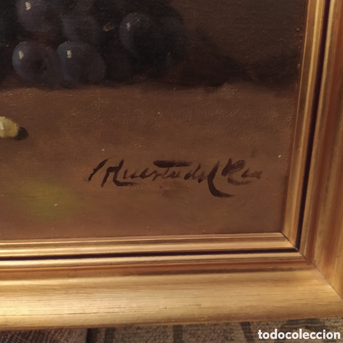 Arte: Bodeg&oacute;n con uvas - Foto 2
