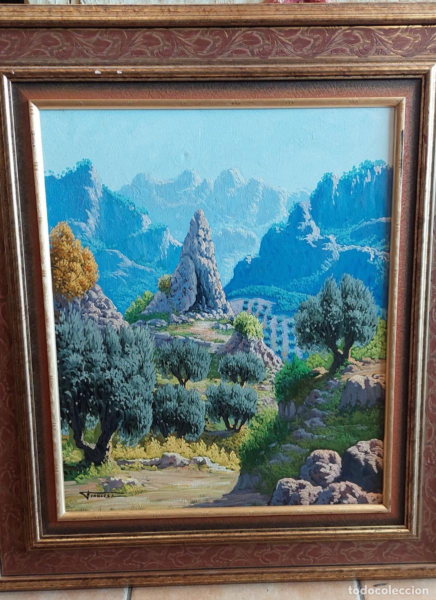 Arte: Franc&eacute;s Paisaje de monta&ntilde;a ole