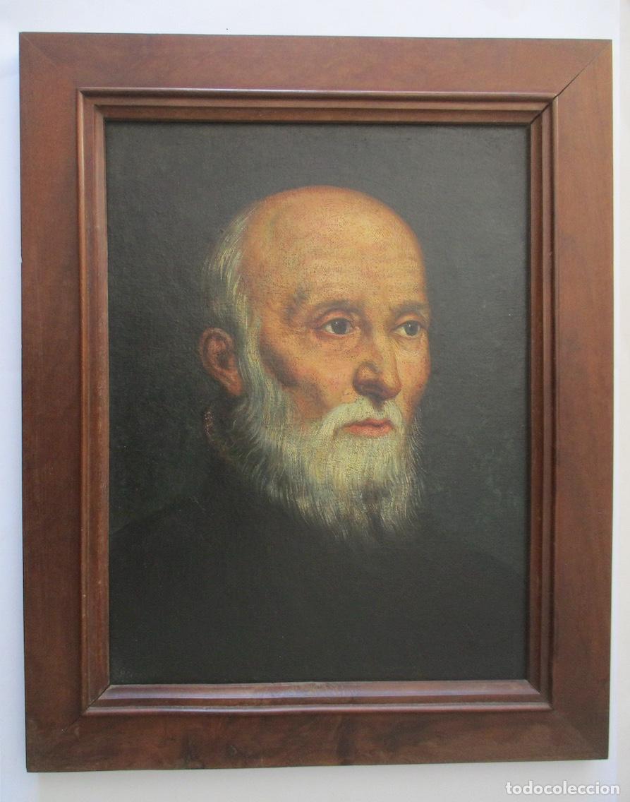 Arte: RETRATO DE ALVISE CORNARO - OLEO REPRODUCCION DE LA OBRA DE TINTORETTO