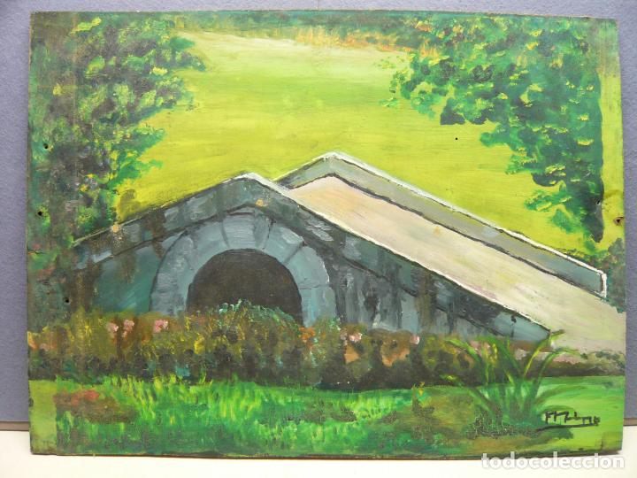 Arte: lote 4 pinturas vtg - Foto 4