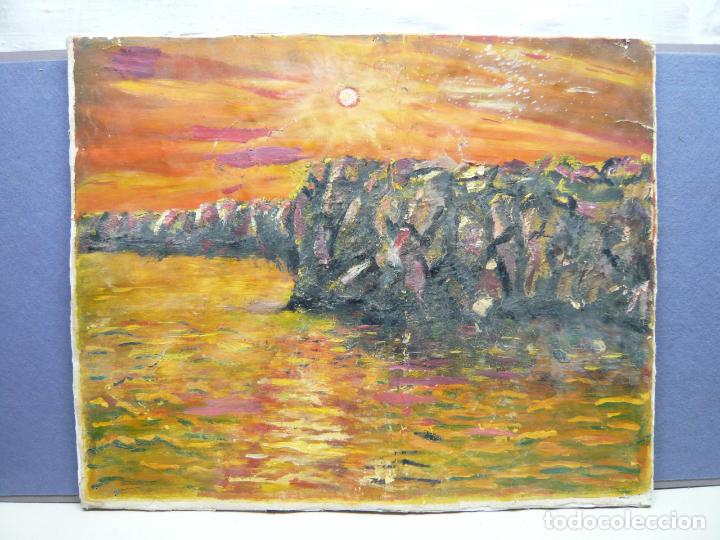 Arte: lote 4 pinturas vtg - Foto 5