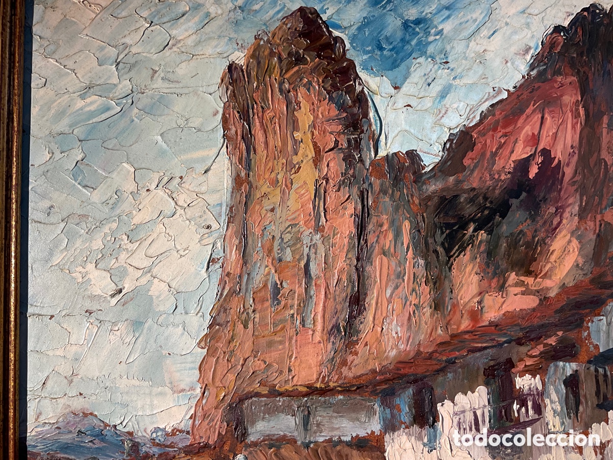 Arte: Monguilot Los Mallos , oleo sobre tablex. - Foto 3