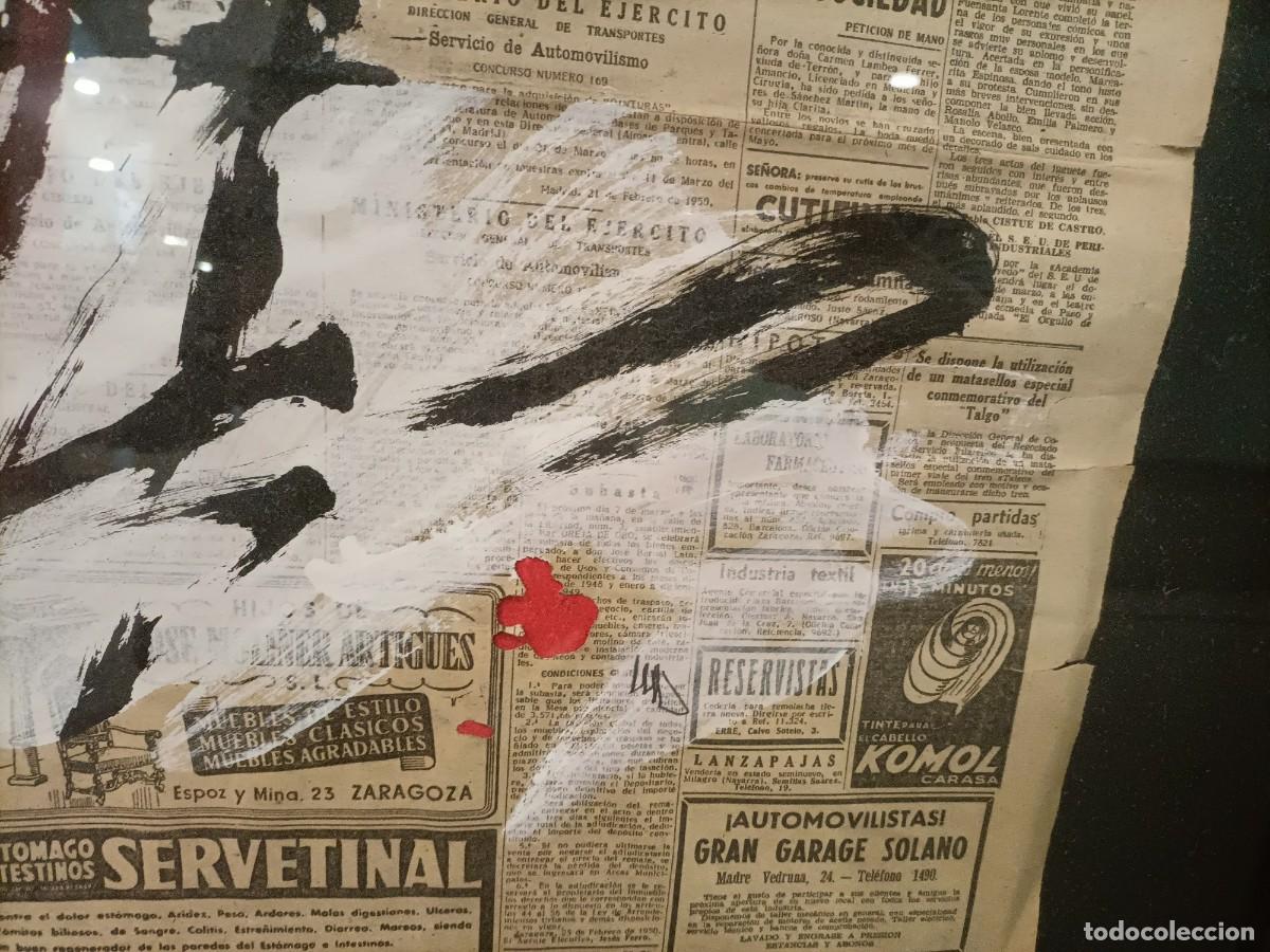 Arte: BALDO RAMOS. MIXTA SOBRE PERI&Oacute;DICO - Foto 4