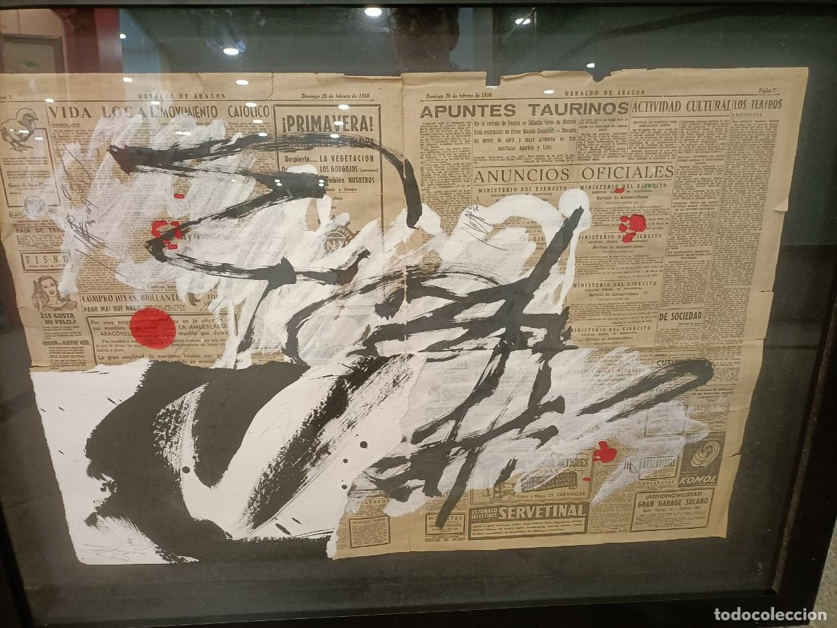 Arte: BALDO RAMOS. MIXTA SOBRE PERI&Oacute;DICO - Foto 5