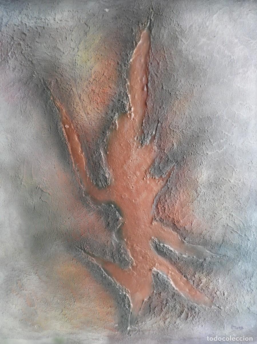 Arte: PINTURA DE MORA TECNICA MIXTA SOBRE PANEL - Foto 2