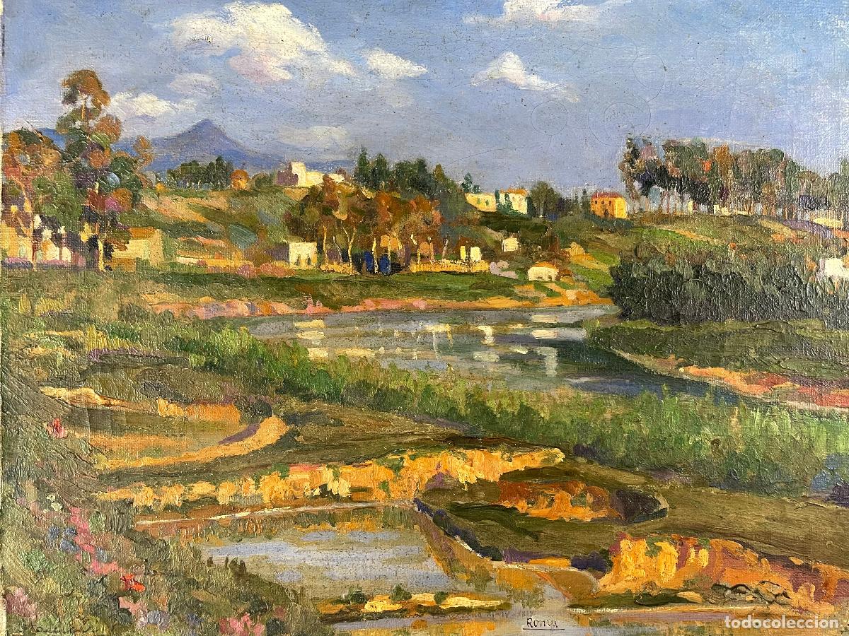 Art: PASAJE DE ROMA FIRMADO STACCIOLI?. OLEO SOBRE LIENZO. ESPA&Ntilde;A. SIGLO XX