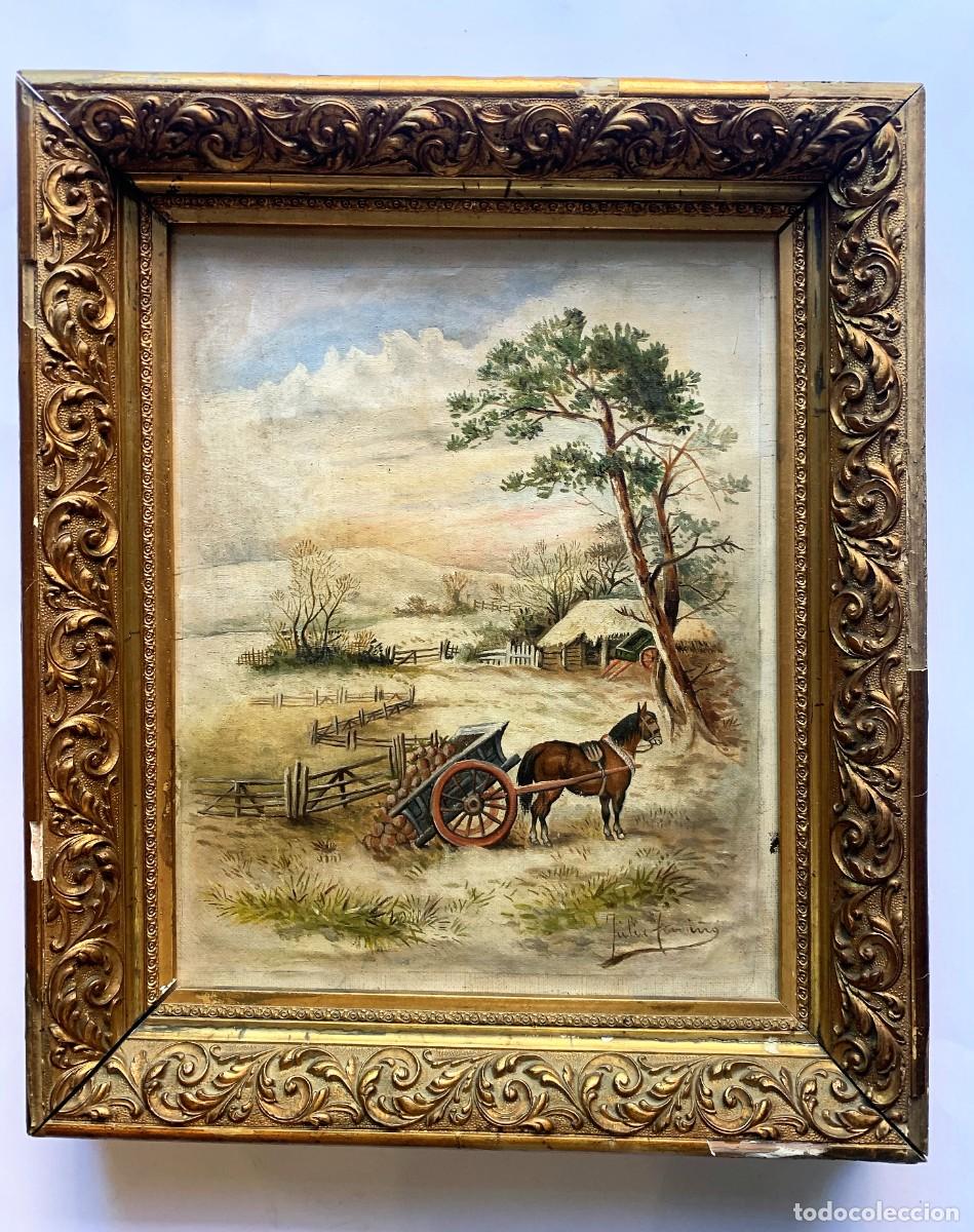 Arte: Paisaje con carro - Foto 1