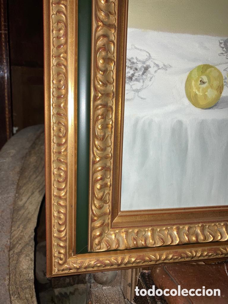 Arte: OLEO SOBRE LIENZO BODEGON CON SOPERA BLANCA - Foto 2