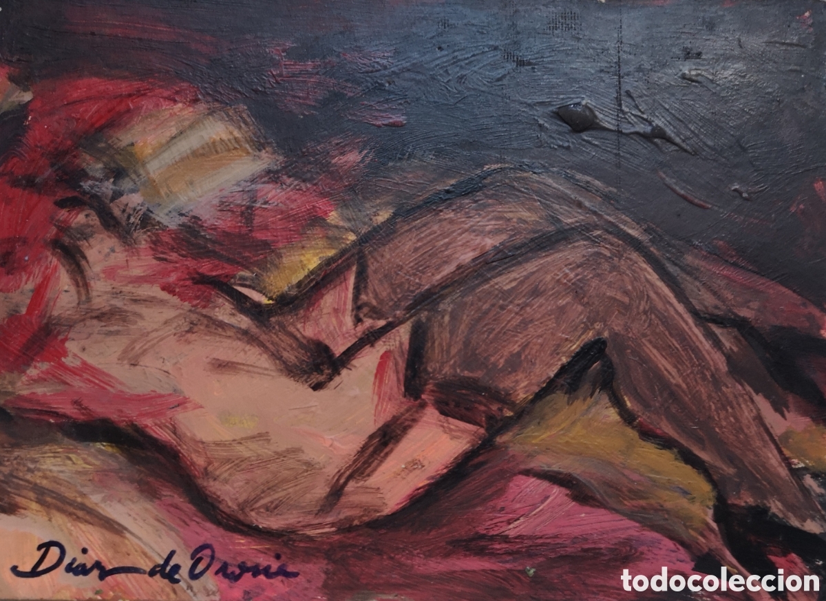 Arte: Oleo cuerpo de mujer de Diaz de Orosia