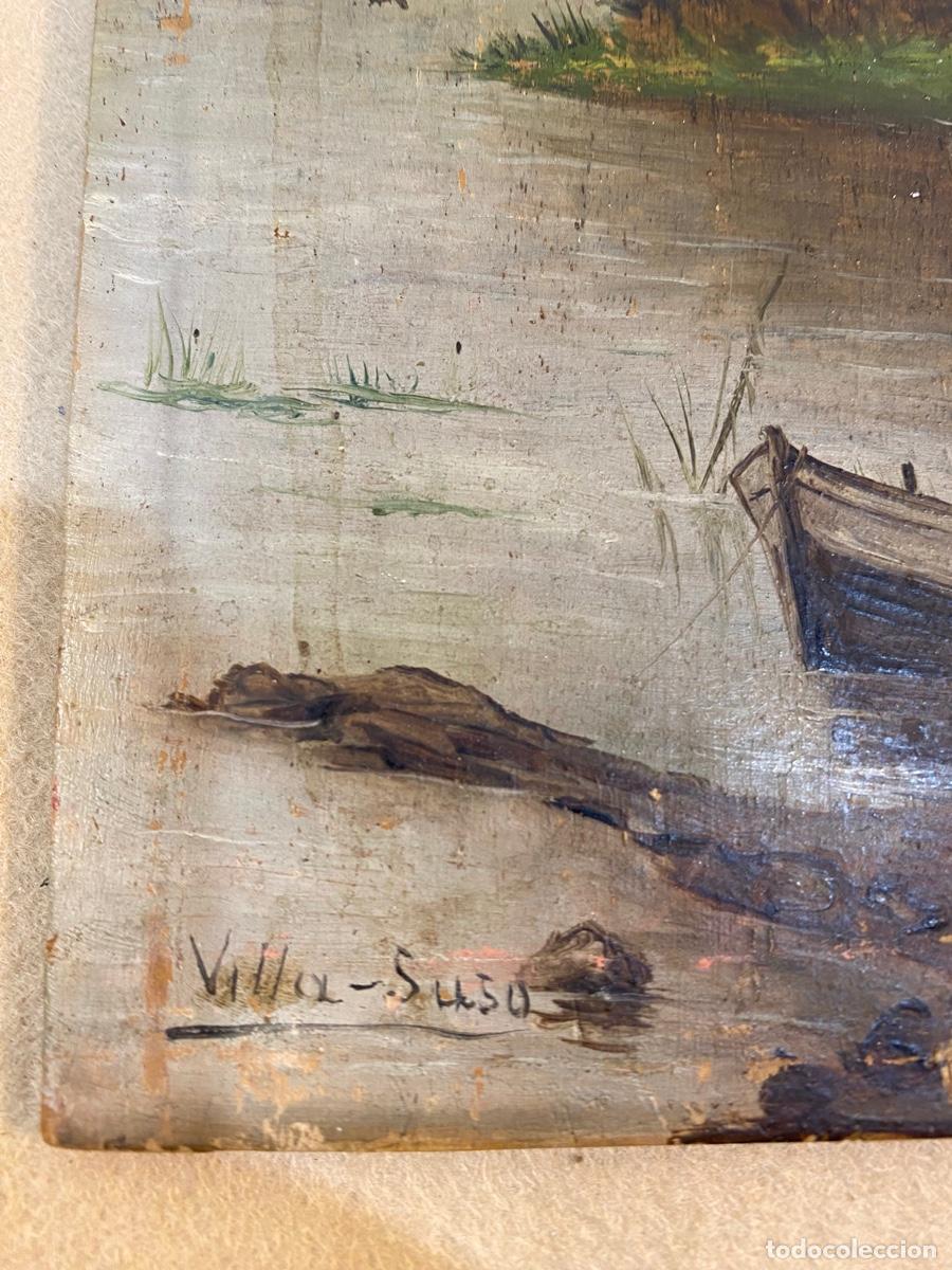 Arte: - OLEO SOBRE TABLA FIRMADO - Foto 6