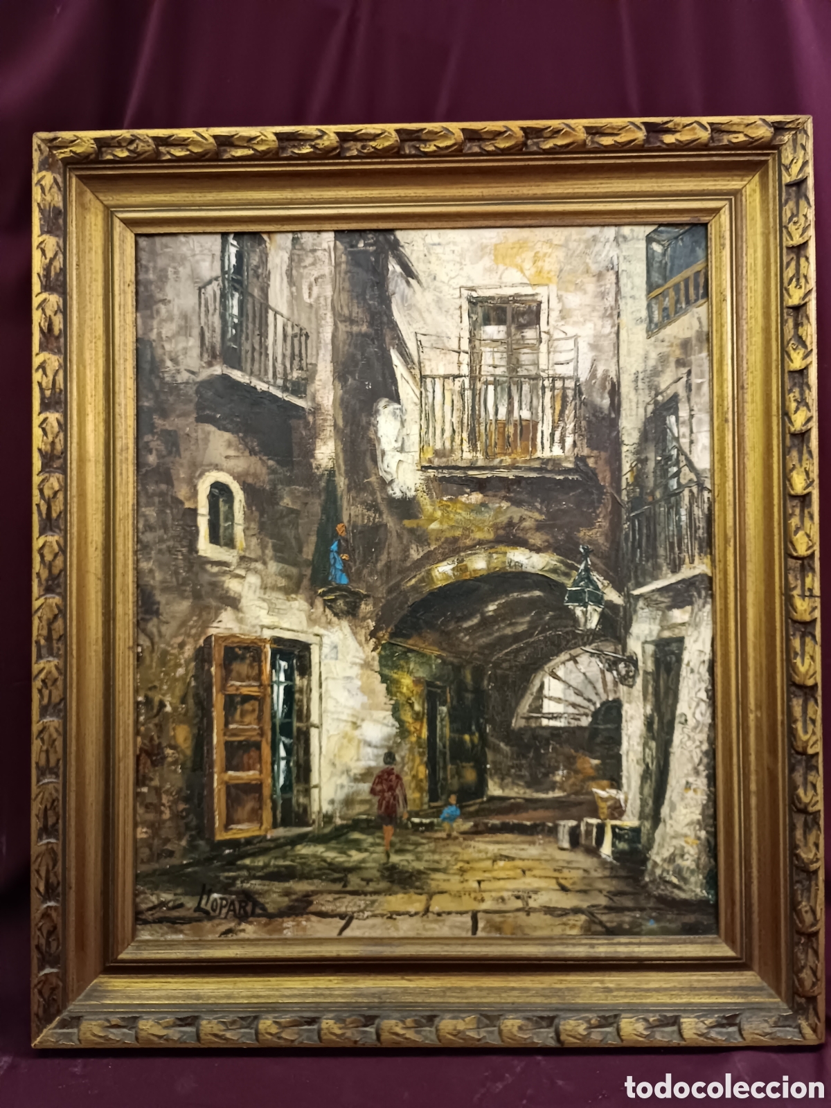 Kunst: &Oacute;leo Esteve llopart medida total 76cm x 64cm