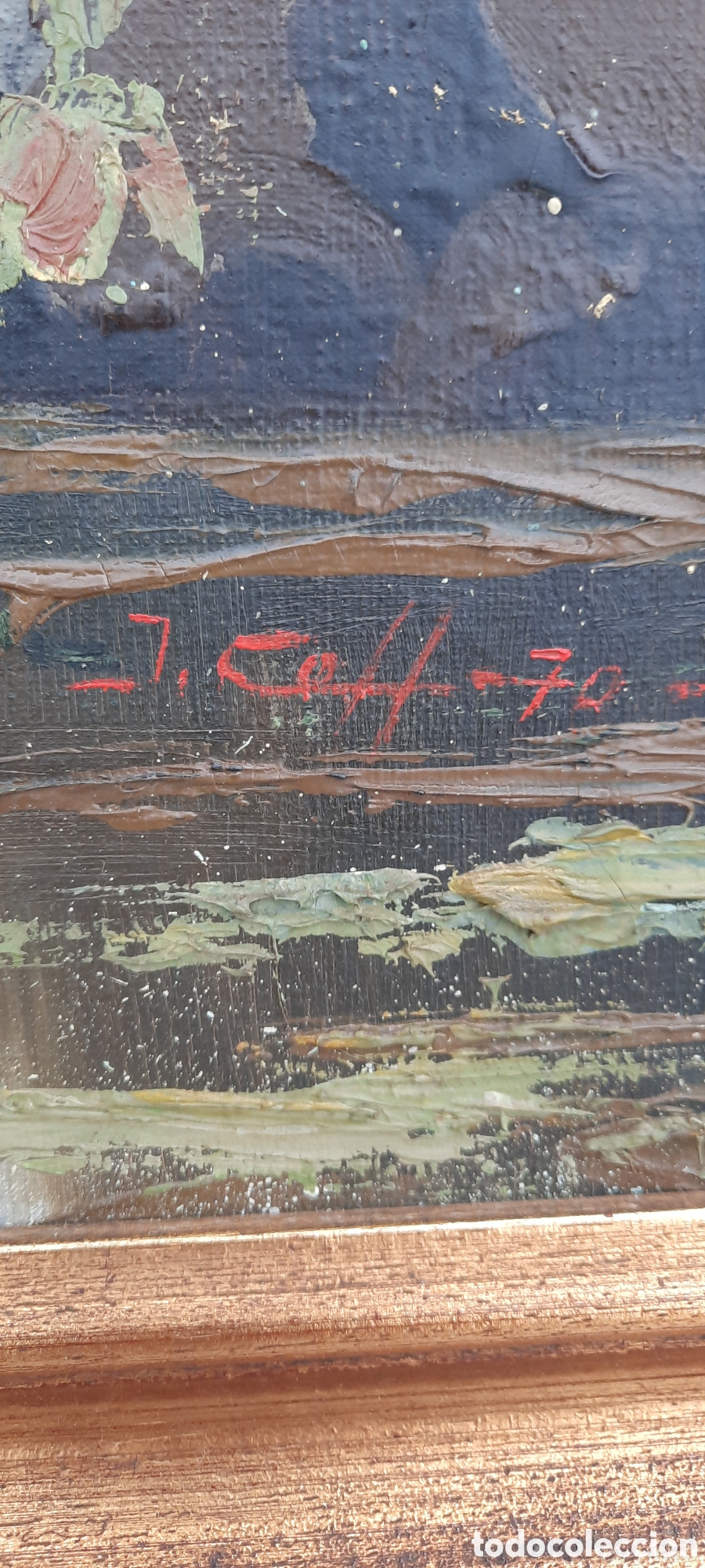 Arte: &Oacute;leo sobre lienzo firmado - Foto 3
