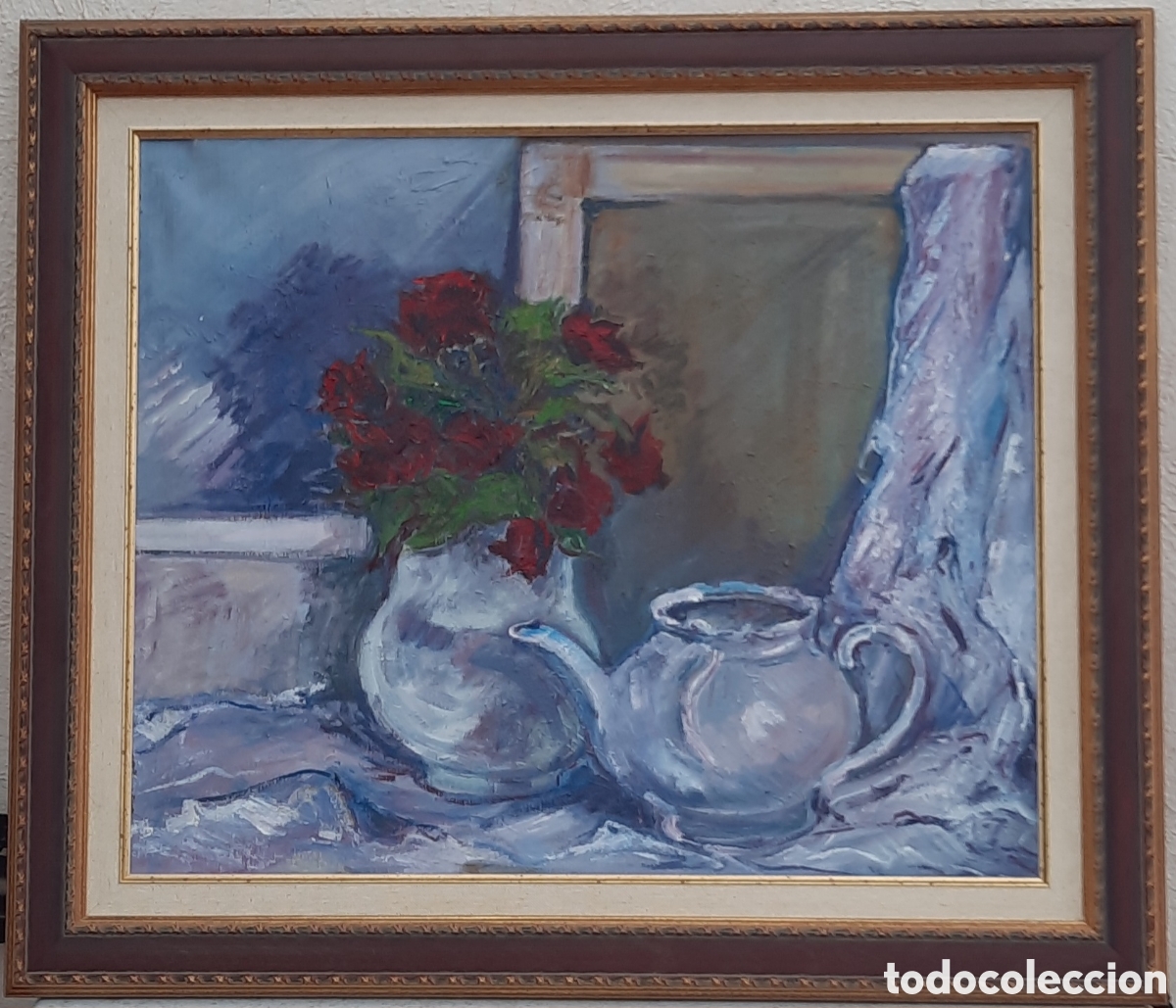 Arte: Bodeg&oacute;n &oacute;leo sobre lienzo - Foto 3