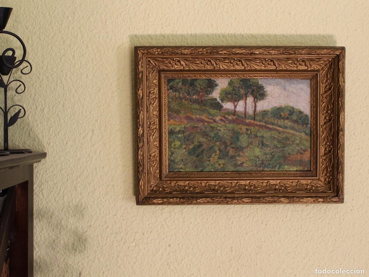 Arte: CUADRO ANTIGUO OLEO - Foto 3