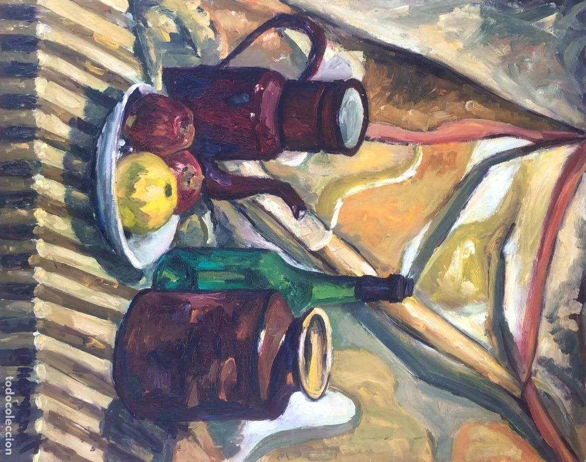 Kunst: Pilar Margenat (1939) - Bodeg&oacute;n - &Oacute;leo sobre lienzo