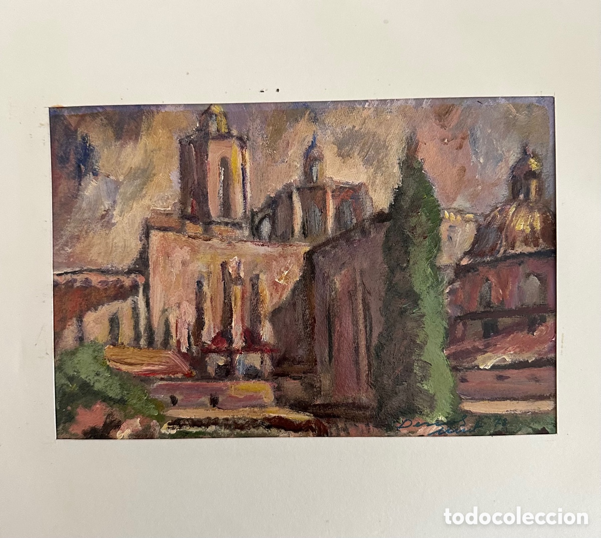 Kunst: Obra oleo Ernest Descals titulada &ldquo;Poblet&rdquo; 1978