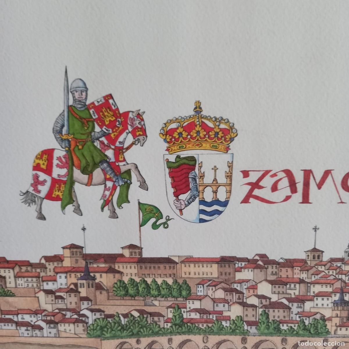 Arte: CUADRO PRECIOSA LAMINA ZAMORA - Foto 2
