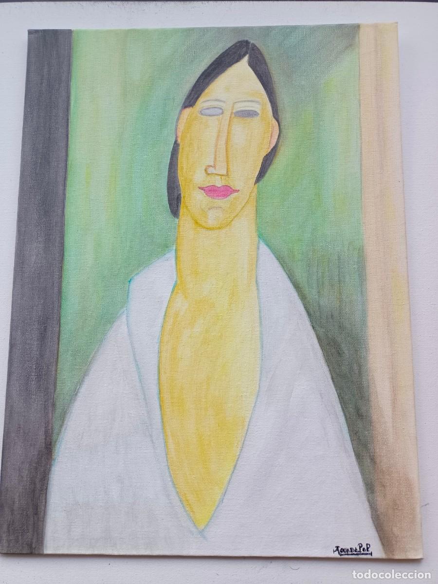Arte: Versi&oacute;n de Madame Zborowska, de Modigliani - Foto 1