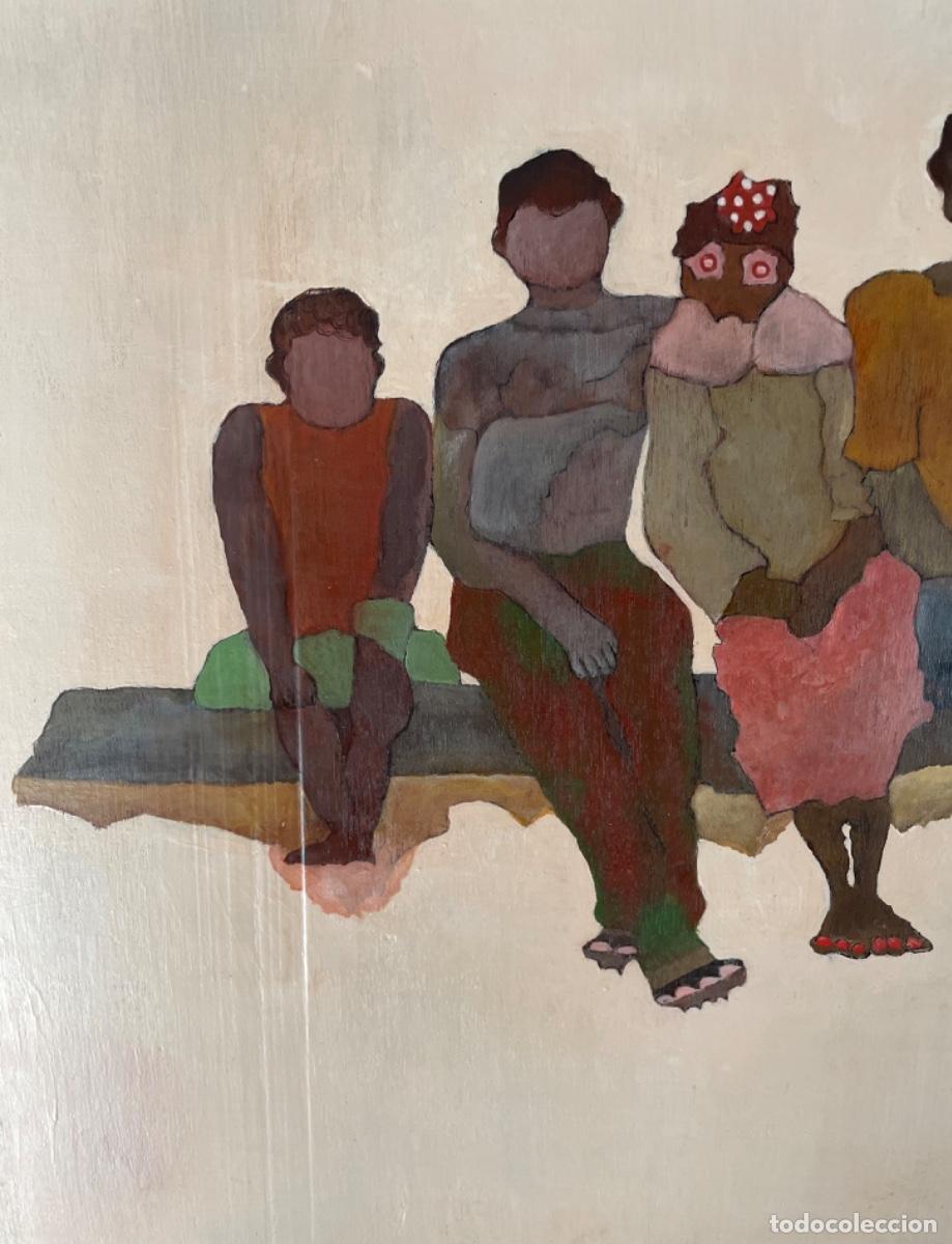 Arte: African@s sentados en tabla - Foto 2