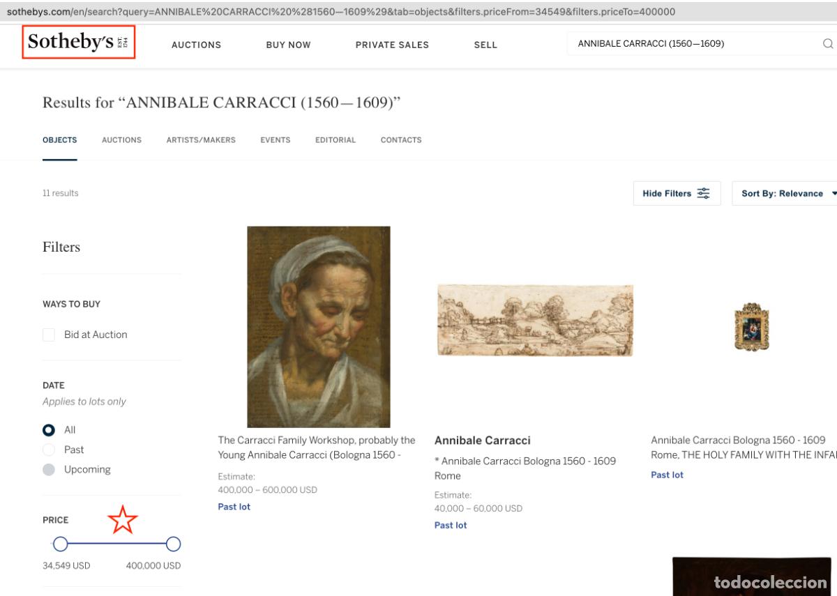 Arte: ANNIBALE CARRACCI (1560 &mdash; 1609), c&iacute;rculo - Foto 19