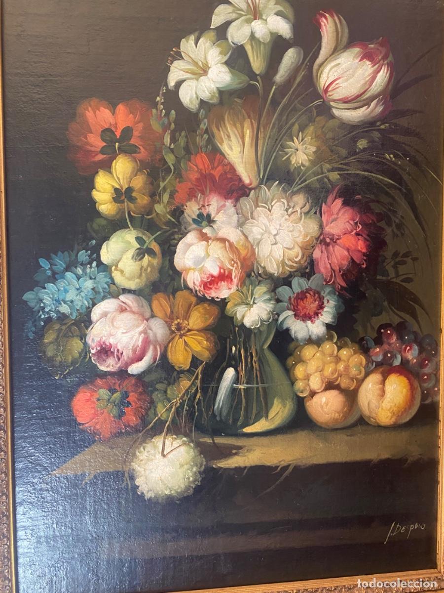 Arte: BODEG&Oacute;N DE FLORES AL &Oacute;LEO - Foto 3