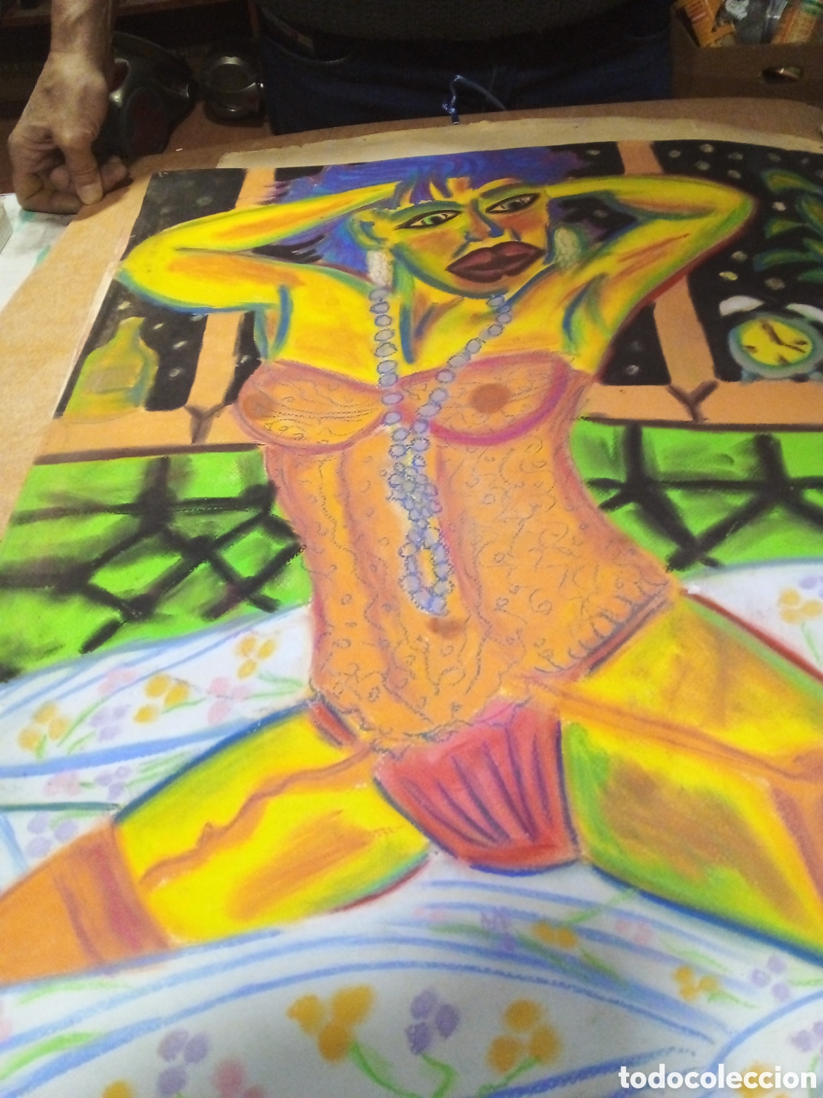 Arte: LA NEGRA TOMASSA - TECNICA PASTEL - E - - Foto 1