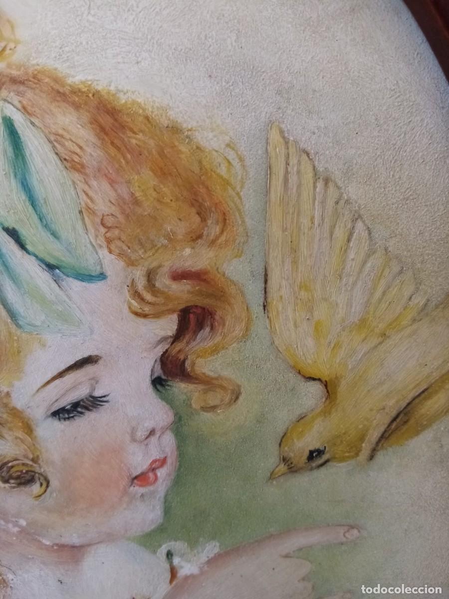 Arte: &Oacute;leo sobre Vidrio (Siglo XIX) - Foto 10