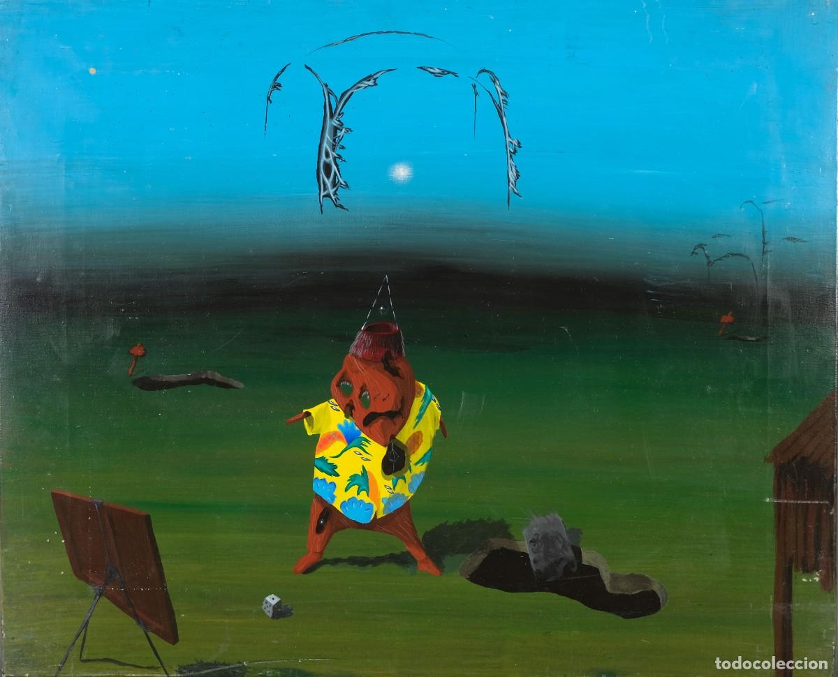 Arte: &Oacute;leo sobre lienzo Composici&oacute;n surrealista - Foto 1