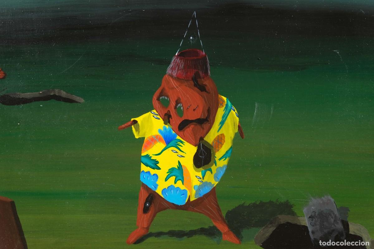 Arte: &Oacute;leo sobre lienzo Composici&oacute;n surrealista - Foto 4