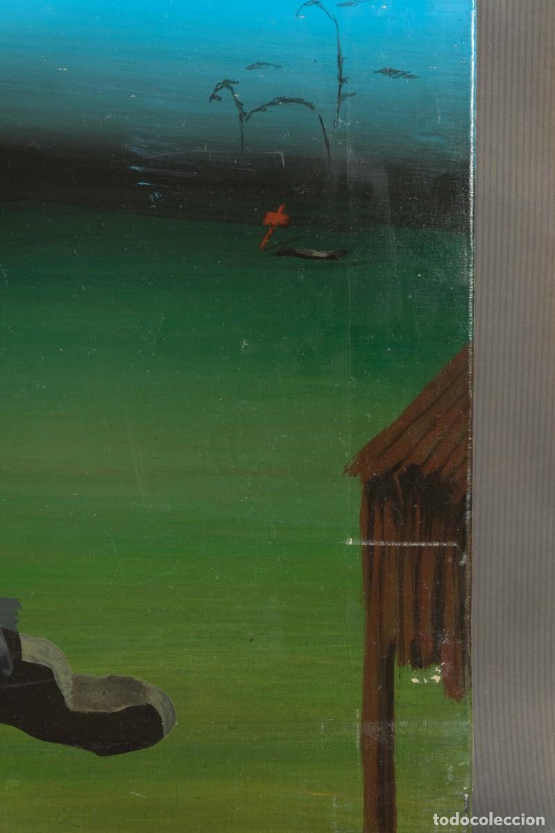 Arte: &Oacute;leo sobre lienzo Composici&oacute;n surrealista - Foto 5