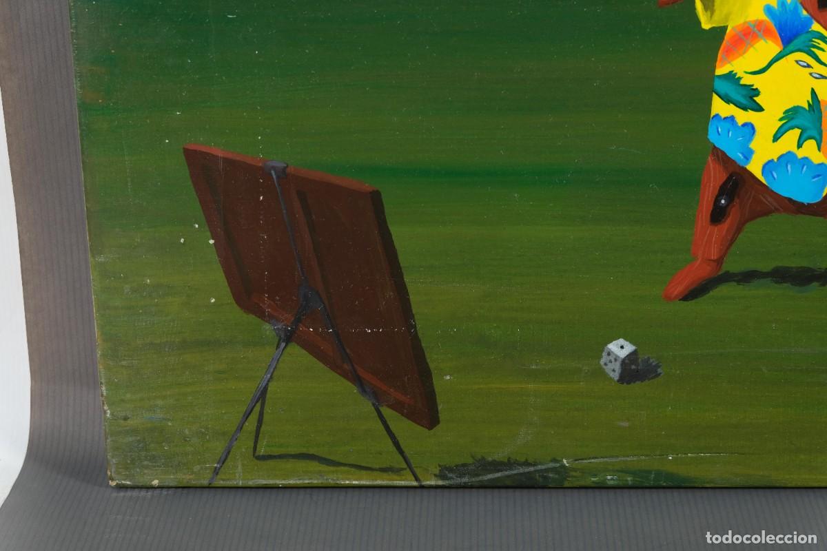 Arte: &Oacute;leo sobre lienzo Composici&oacute;n surrealista - Foto 7