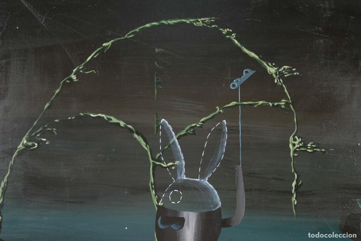 Arte: &Oacute;leo sobre lienzo Composici&oacute;n surrealista - Foto 4