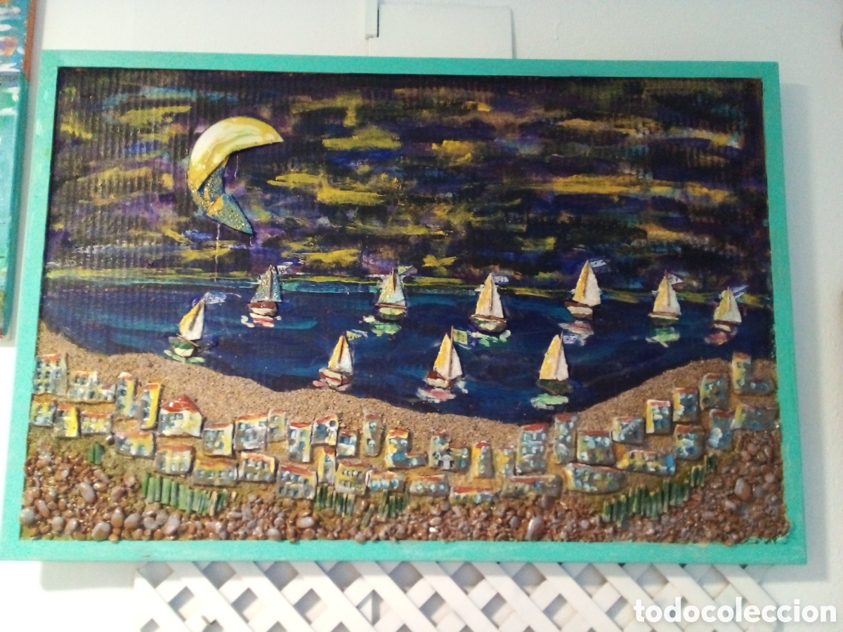 Arte: VIENTO DE LUNA - TECNICA MIXTA - E - - Foto 1