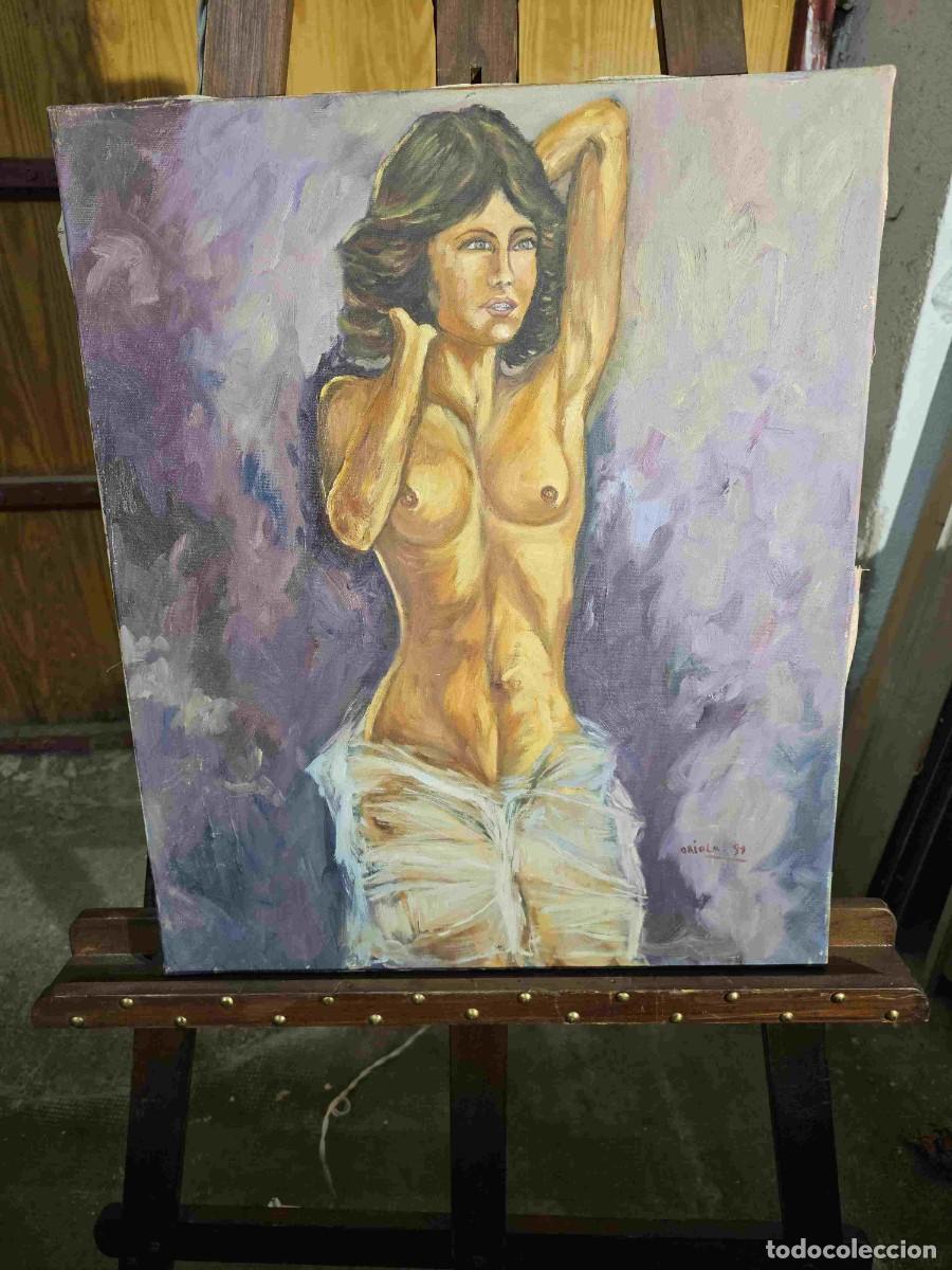 Arte: CUADRO OLEO SOBRE TELA FIRMADO ORIOLA 91