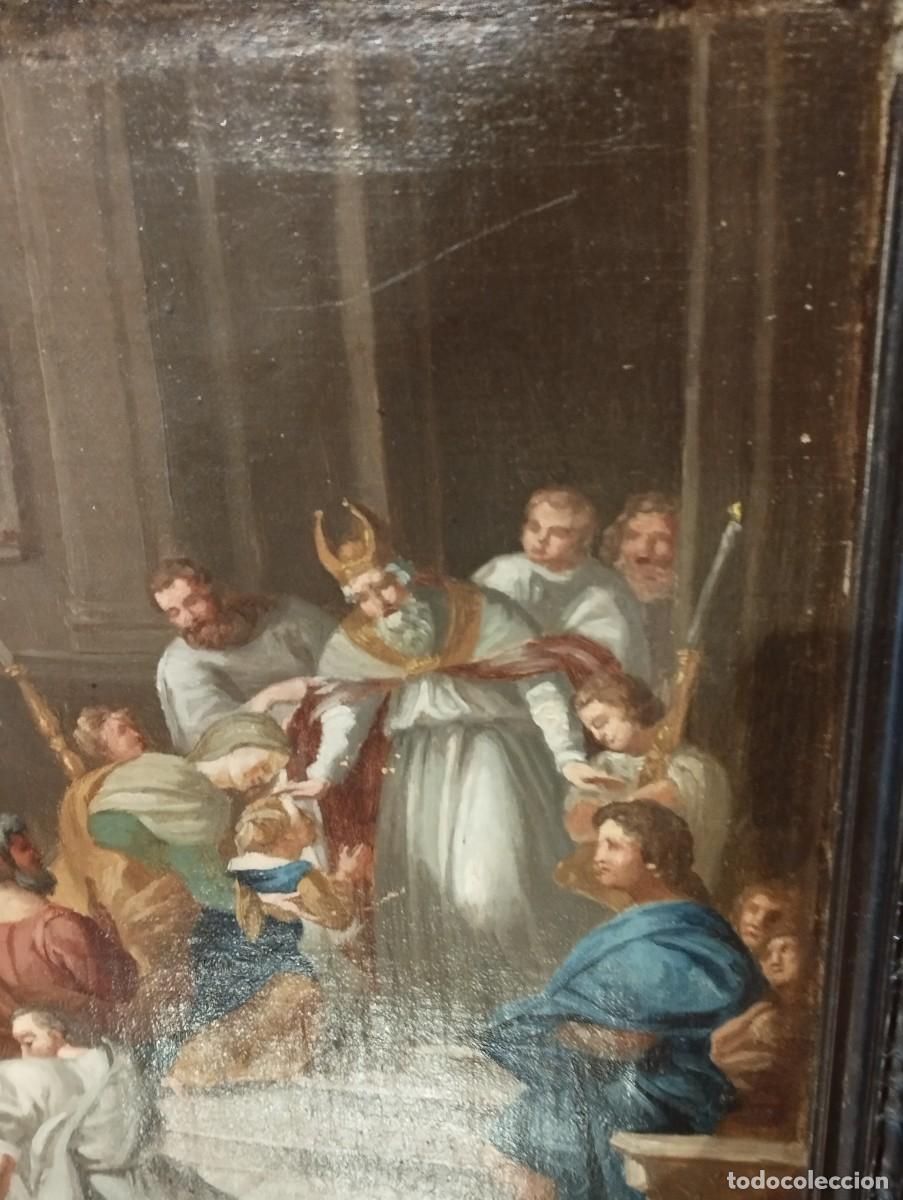 Arte: CUADRO DE PERSONAJES EN EL TEMPLO - Foto 2