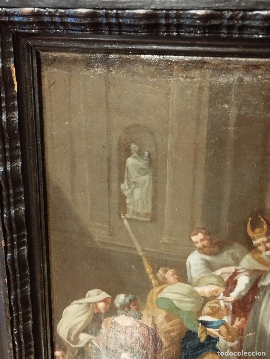 Arte: CUADRO DE PERSONAJES EN EL TEMPLO - Foto 4
