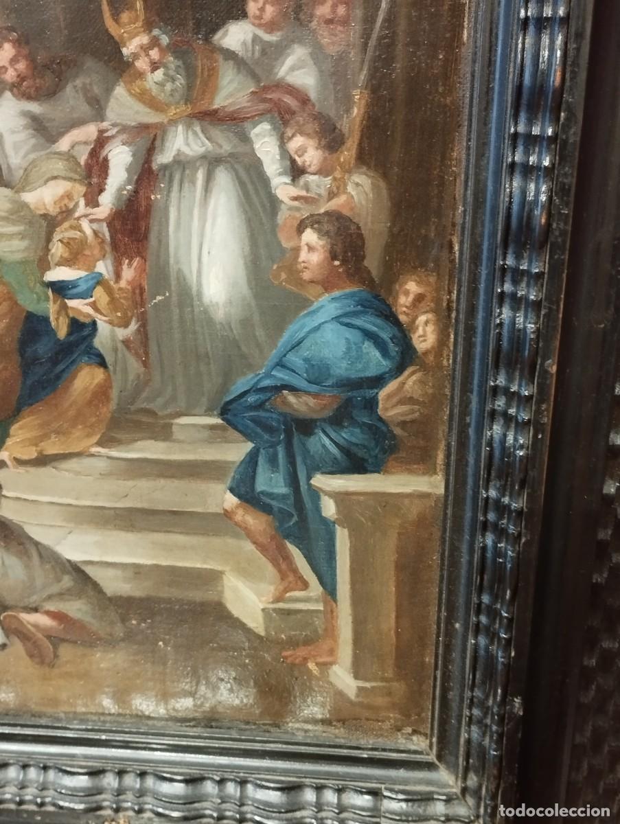 Arte: CUADRO DE PERSONAJES EN EL TEMPLO - Foto 6